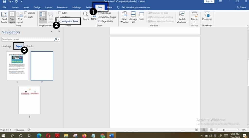 How To Delete A Blank Page In MS Word TechSonu