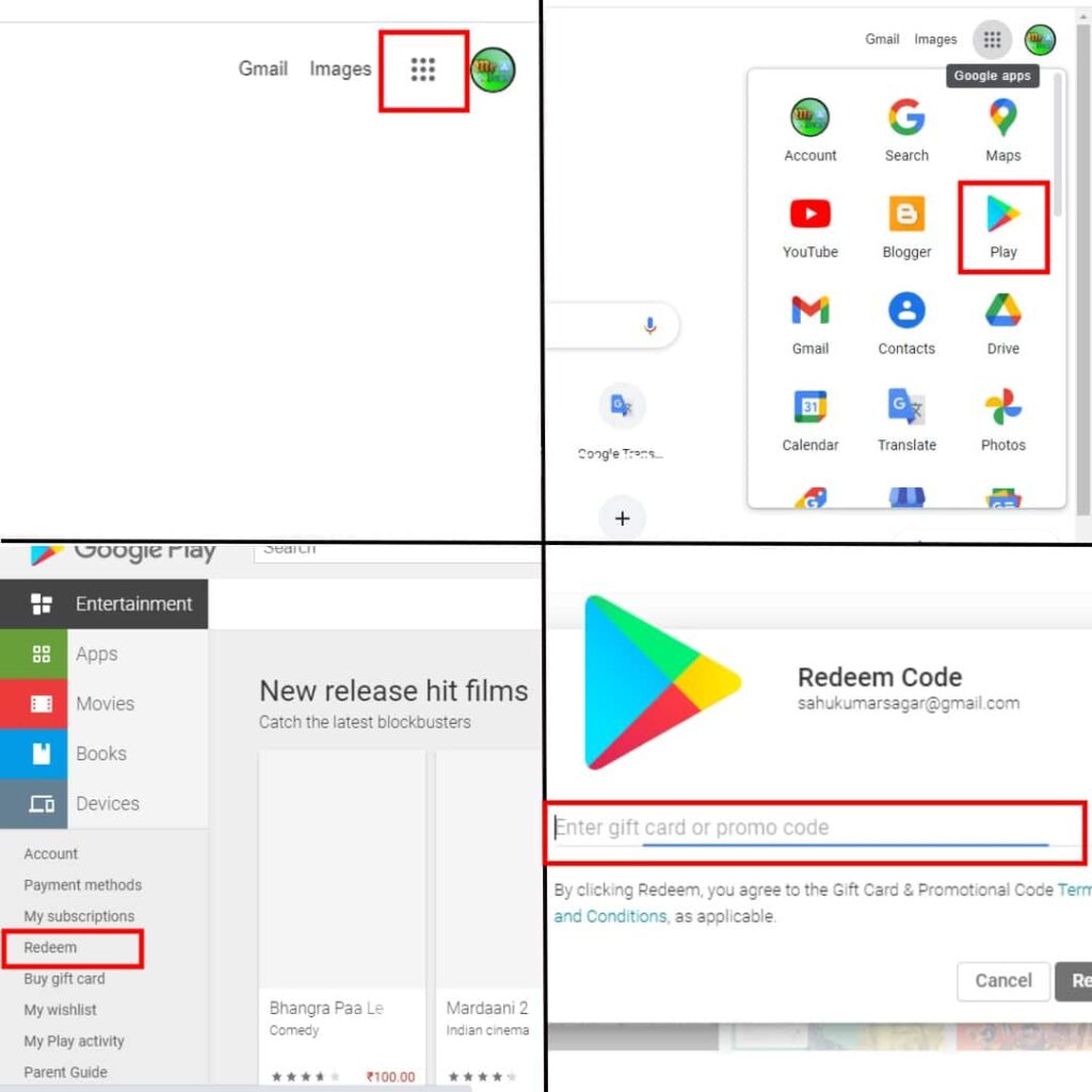 Free Google Play Redeem Codes Today, 18 December [₹10, ₹100]
