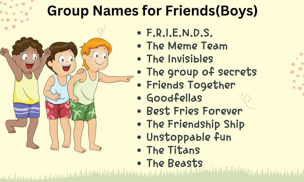 Best Funny Friends Group Name Family Group Names